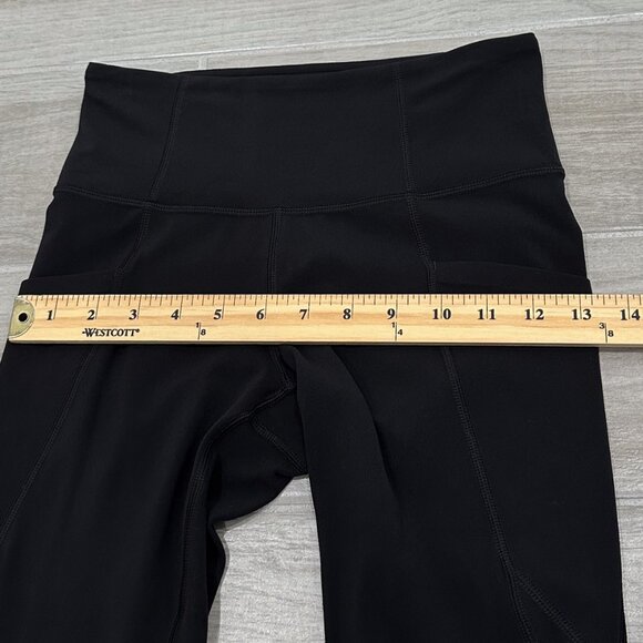Athleta Salutation Stash Pocket Tight in Powervita Black Leggings Women's Sz XSP - Picture 14 of 16